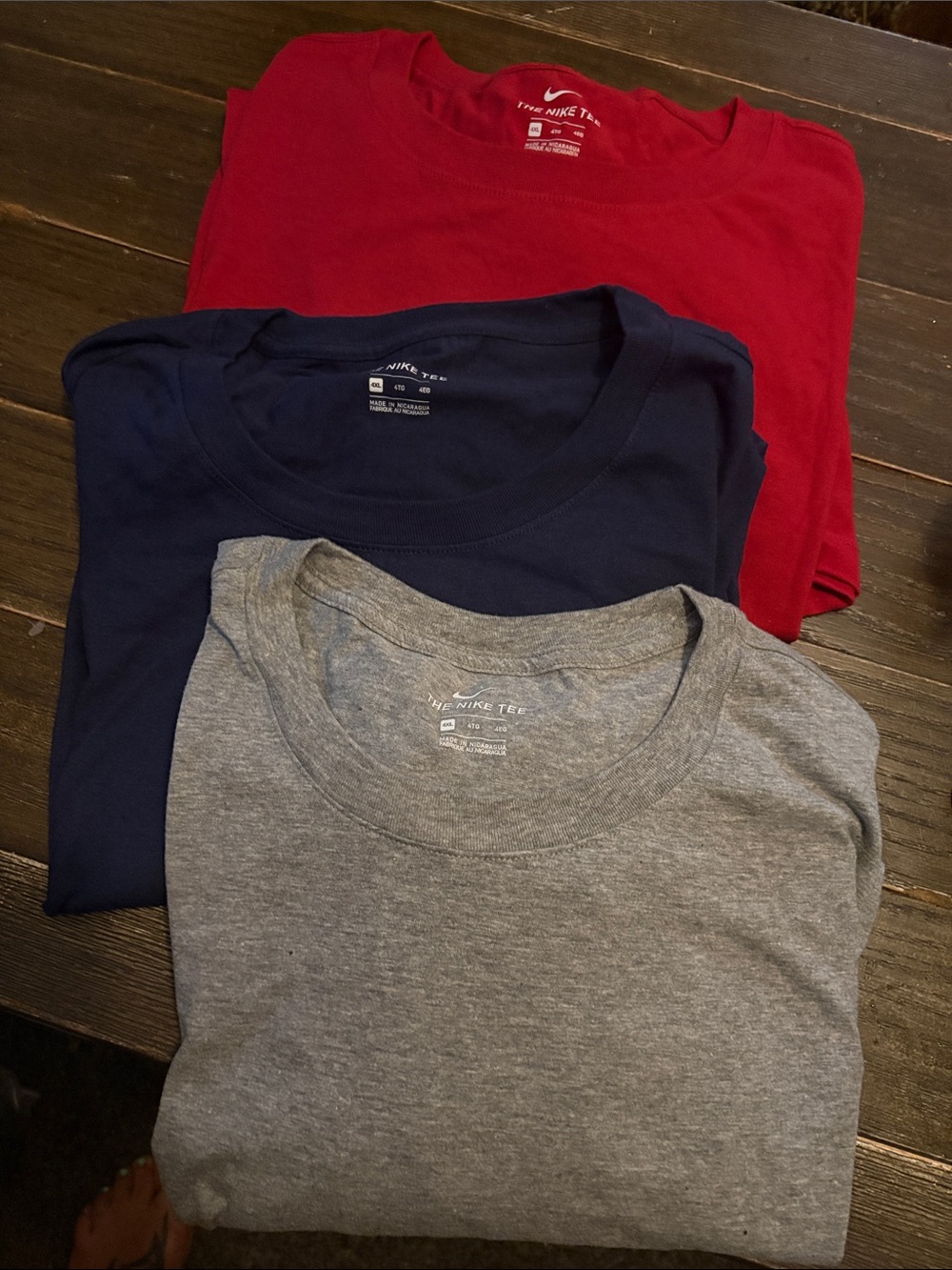Nike men’s bundle of 3 all nwot one short two long sleeved
